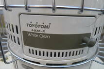 JJ482 TOYOTOMI トヨトミ 自然通気形開放式 石油ストーブ White Clean KSA-105G 動作確認済 /180 直接引取OK_画像6