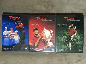 【 条件付で送料無料！・3セット・盤面奇麗です！・保証付！】★タイガー・ウッズ◇Tiger The Authorized DVD Collection◇合計約225分★