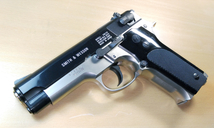 【希少】MGC S&W M59 ハーフシルバー モデルガン シルバーメッキマガジン ABS樹脂 SPG / 太陽にほえろ！ ドック刑事 M39 SW59_画像1