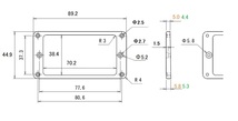 PRS対応? スラント形状 木製（エボニー）エスカッション ペア_画像9