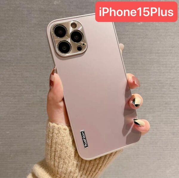 【新品未使用】iPhone15Plusケース ピンク