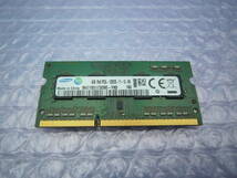 SAMSUNG　ノートPC用メモリ　4GB　PC3L-12800S　DDR3L-1600　動作確認済　動作保証　DB0 1404_画像1