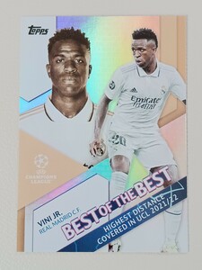 2022-23 TOPPS UEFA CLUB COMPETITIONS ヴィニシウス ビニシウス VINICIUS インサート BEST OF BEST