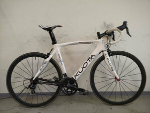 ■ 1円スタート売切り!! ■ KUOTA KHARMA 105 2012 size:54 170-180cm クオータ カルマ ロードバイク 2×10 20段変速