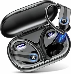 耳掛け式 Bluetooth イヤホン ワイヤレスイヤホン bluetooth 最大48時間再生 AAC/SBC対応 Hi-Fiブルートゥースイヤホン