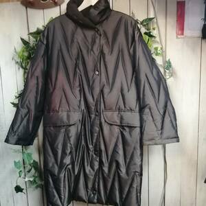 ★C２４７★SANYO COAT★サンヨーコート★ダウンロングコート★光沢★ゴールド★サイズ9　ダウン８０％　