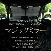 「吸盤＋1個」 レヴォーグ VN5系 VNH系 Smart Edition EX フロント サンシェード 車 ガラス ワイヤーシェード サイド カーテン 日除け 断熱_画像6