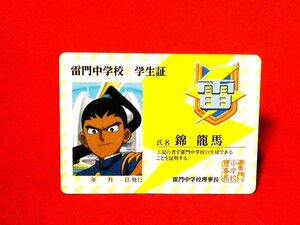 イナズマイレブン　INAZUMA ELEVEN　TradingCard　カードトレカ　雷門中学校学生証　錦龍馬　P4-029