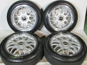 ☆BBS■WISER■BBSワイザー■RG209■FORGED/鍛造■114.3-5H/17-8J/+45■215/50R17■DUNLOPルマンV■レヴォーグ.ノア.VOXY.ステップ.セレナ