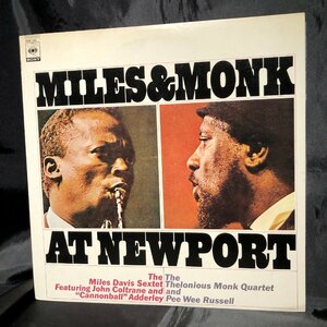 MILES DAVIS SEXTET / Miles & Monk At Newport LP CBS SONY