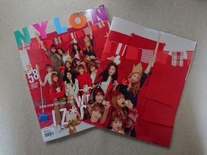 ◇ NYLON ナイロン 韓国版 2018年12月号 IZ*ONE アイズワン IZONE ( サクラ 宮脇咲良 ウォニョン 本田仁美 チェウォン 他) ポスター 付き