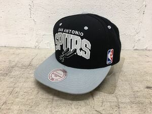 i1110-62★未使用保管品/美品/Mitchell&Ness /NBA /サンアントニオスパーズ /SPURS/キャップ/ワンサイズ