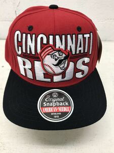 t1119-13☆ 未使用保管品 キャップ American Needle MLB CINCINNATI REDS The Original Snapback