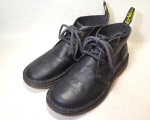 【即決価格落札で送料無料】3777■Dr.Martens/ドクターマーチン■3ホール/プレーントゥ/チャッカブーツ/ブラック/UK9/28cm■