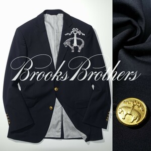 【美品・ほぼ未使用】BROOKS BROTHERS ブレザー 2Bシングル ゴールドボタン お台場仕立て ブルックスブラザーズ REGENT FIT ネイビー 36S/M