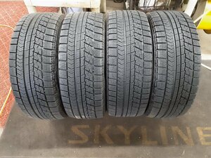 パF4356■225/55R17 97Q　4本価格　BRIDGESTONE BLIZZAK VRX　送料無料 冬 8.5分山 アルファード アテンザ フォレスター XV エクストレイル