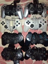 【ジャンク】PS2 コントローラー ８個 & AVケーブル x14　セット　PlayStation２　DUALSHOCK2　まとめ_画像2