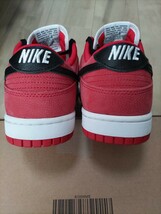 NIKE DUNK LOW BY YOU ナイキ　ダンク　ロー26.5cm　新品未使用　シカゴ　スニーカー　靴　レッド　ホワイト　ブラック　赤　白　黒_画像6