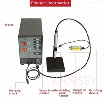 ハイパワーアルゴンアークスポット溶接機 レーザー溶接 ステンレス鋼溶接機 歯科溶接ツール ジュエリースポット溶接110V_画像2
