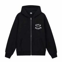 国内正規 未着用品 Stussy BORN × RAISED LOGO ZIP HOODIE ステューシー ボーンレイズド フーディ フルジップ パーカ_画像6