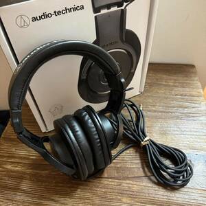 良品 オーディオテクニカ ヘッドホン ATH-M20X 3.5mm ミニプラグ][ATHM20X] 2022年8月購入 audio-technica ブラック モニターヘッドフォン