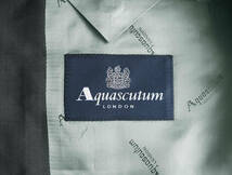 ■ 新品 ■ Aquascutum - LONDON -　2釦 ブレザー　13万5千円 ■ ウール ＆ モヘア 素材 ■_画像6