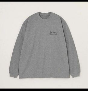 Lサイズ 新品 未使用 Ennoy L/S BORDER T-SHIRTS (GRAY × BLACK) スタイリスト私物 ボーダー ロンT everyone 1LDK エンノイ