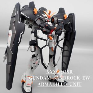 プレミアムバンダイ限定　MG サンドロック　EW版　アーマディロ装備　塗装済み完成品