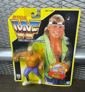 即決　激レア ハズブロ HASBRO WWF オーウェンハート フィギュア 1992 イエローカード GALOOB WCW WWE ホーガン ブレッドハート