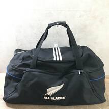 adidas/アディダス ALL BLACKS 2way ボストンバッグ M ショルダーバッグ オールブラックス ラグビー 黒 ブラック 菊RH_画像2