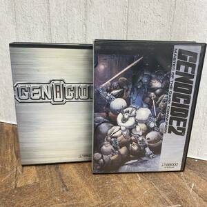 GENOCIDE/ジェノサイド 2点セット まとめ GENOCIDE2 X68000 PC用 ゲームソフト 5インチFD ZOOM/ズーム 現状品 菊HG