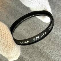 LEICA 純正フィルター E39 UVa ブラック 13131　フィルターのみ　 ＜送料無料＞_画像1