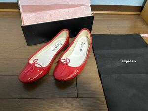 repetto CENDRILLON サンドリオン バレエシューズ 赤 レペット フラットパンプス フラットシューズ