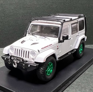 希少　チェイスカー【グリーンライト】JEEP　2014　ジープ　ラングラー　リミテッド　ルビコン　1/43