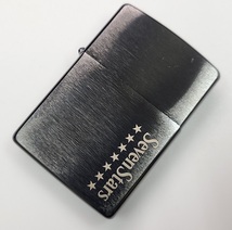 未使用 SevenStars セブンスター Zippo ジッポー ライター ラック仕上げ 非売品 懸賞当選品 たばこ 喫煙具 小傷あり_画像2