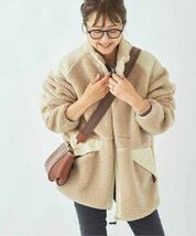 ウールリッチ　WOOL RICH ボアフリースジャケット38サイズ アイボリー_画像10