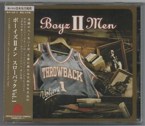 CD★送料無料★Boyz Ⅱ Men/Throwback Volume 1■帯付国内盤　※コピーコントロールCD