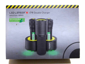 【未使用：ただし開封済み】　Ledlenser　レッドレンザー　i7R　ダブルチャージャー LEDフラッシュライト ワーク USB充電式