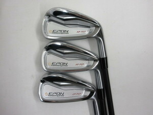 中古 EPON エポン AF-707 アイアン　5I、6I、7I　3本組　フジクラ TRAVIL 105 S IRON FUJIKURA　トラビル