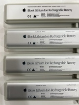G「17419」【ジャンク】Apple 純正リチウムイオンバッテリー Apple iBook Rechargeable Battery 4点 おまとめ_画像2