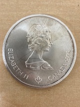 長「13624」カナダ　モントリオール　オリンピック　1976年　1973年　10ドル　銀貨　エリザベス女王_画像2