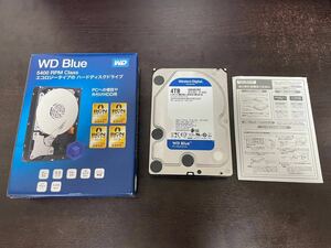 【動作保証/状態良好】Western Digital WD Blue 4TB WD40EZRZ-RT2 3.5インチ HDD 4TB 【即決】