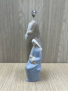 【710/2】リヤドロ (Lladro) 聖家族 聖母 マリア ヨセフ 置物 01004585　保管品展示