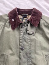 BARBOUR × BEAMS F 別注 WASHED BEDALE SL OLIVE 36 バブアー_画像3