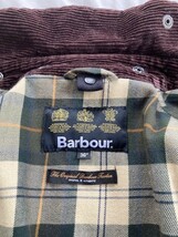 BARBOUR × BEAMS F 別注 WASHED BEDALE SL OLIVE 36 バブアー_画像4