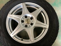 バリ溝 2018年製 スタッドレス set YOKOHAMA ICE GUARD G075 225/65R17 17×7J +38 5H PCD114.3 ハリアー RAV4 NX 等 P220627c_画像5