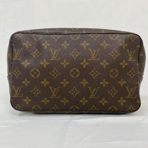 良品■LOUIS VUITTON ルイヴィトン■トゥルーストワレット28 モノグラム ポーチ セカンドバッグ ブラウン フランス製 M47522