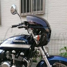 Z750RS Z900/RS Z1 Z2 ZⅠ ZⅡ 汎用国内発送 ロックハートType ヘッドライト ビキニカウル ロケットカウル 風防 スモーク スクリーン付き_画像6