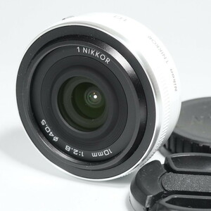 Nikon ニコン１10mm 2.8 ホワイト 動作OK 1週間保証 /9615