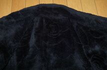 ★　暖く軽い ボアジャケットコート レディース M　黒 美品　★_画像7